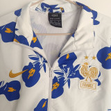 24-25 France White Windbreaker #刺绣