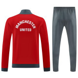 24-25 Man Utd Red Jacket Tracksuit