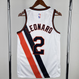 2019-20 Clippers LEONARD #2 White City Edition Top Quality Hot Pressing NBA Jersey