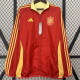 24-25 Spain Red & Yellow Double Sided Windbreaker (双面风衣)