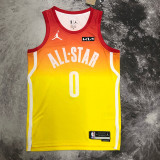 2023 ALL STAR TATUM #0 Yellow Top Quality Hot Pressing NBA Jersey (全明星)