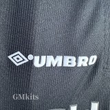 1998-1999 Man Utd Black Long Sleeve Retro Soccer Jersey (长袖)