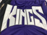 Kings Purple City Edition Top Quality NBA Pocket Pants #国王队