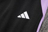 24-25 Germany White Hoodie Half Pull Tracksuit #F595半拉连帽