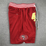 49ERS Red City Edition Top Quality NFL Pocket Pants *49人队