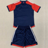 24-25 New England Revolution Home Kids Soccer Jersey (带章)