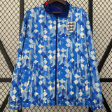 24-25 England Royal blue & Blue Double Sided Windbreaker (双面风衣)