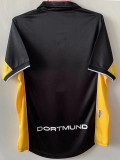 1998 Dortmund Away Black Retro Soccer Jersey