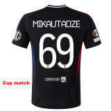 24-25 Lyon Away Player Version Soccer Jersey