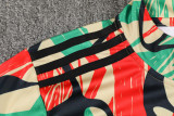 24-25 ARS Green red Kids Half Pull Tracksuit (童装半拉链)(涂鸦)