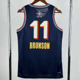 25-26 ALL-STAR BRUNSON #11 Royal blue Top Quality Hot Pressing NBA Jersey