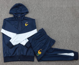 24-25 France Royal blue Hoodie Jacket Tracksuit #F590