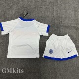 25-26 England W Home Kids Soccer Jersey