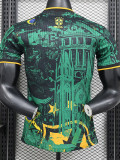 24-25 Brazil Green Black Special Edition Player Version Soccer Jersey