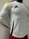 24-25 Germany Home Long Sleeve Player Version Soccer Jersey (长袖球员)