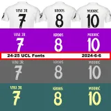 25-26 RMA White Special Edition Fans Training Shirts *紫色标