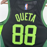 24-25 CELTICS QUETA #88 Black City Edition Top Quality Hot Pressing NBA Jersey