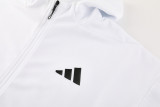 2024 AD White Hoodie Jacket Tracksuit #AM05