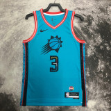 SUNS Paul #3 Blue Top Quality Hot Pressing NBA Jersey