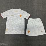 24-25 England Comma White Special Edition Kids Soccer Jersey