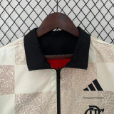 23-24 Flamengo Red & Beige Double Sided Windbreaker (双面风衣)