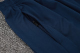 2024 JOM Royal blue Half Pull Tracksuit #2492(半拉链)
