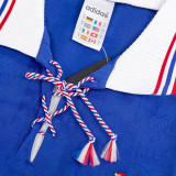 1996-1997 France Home Retro Soccer Jersey