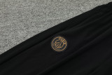 24-25 PSG White Half Pull Tracksuit (半拉链)(粉色领)