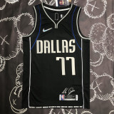 Dallas Mavericks Glory version DONCIC #77 Black Top Quality Hot Pressing NBA Jersey