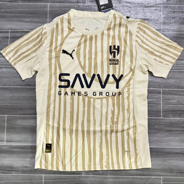 25-26 Al-Hilal khaki Fans Soccer Jersey