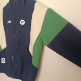 24-25 Algeria Black Windbreaker