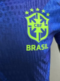 25-26 Brazil W Away Player Version Soccer Jersey #带星