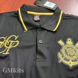 25-26 Corinthians Black Polo Short Sleeve
