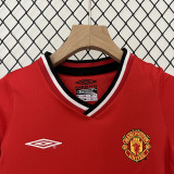2000-2002 Man Utd Home Kids Retro Soccer Jersey