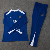 24-25 PSG Fancy blue Half Pull Tracksuit (半拉链)