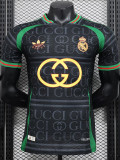 24-25 RMA Black Green Special Edition Player Version Soccer Jersey
