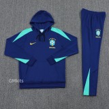 24-25 Brazil Royal blue Hoodie Tracksuit (卫衣套装)