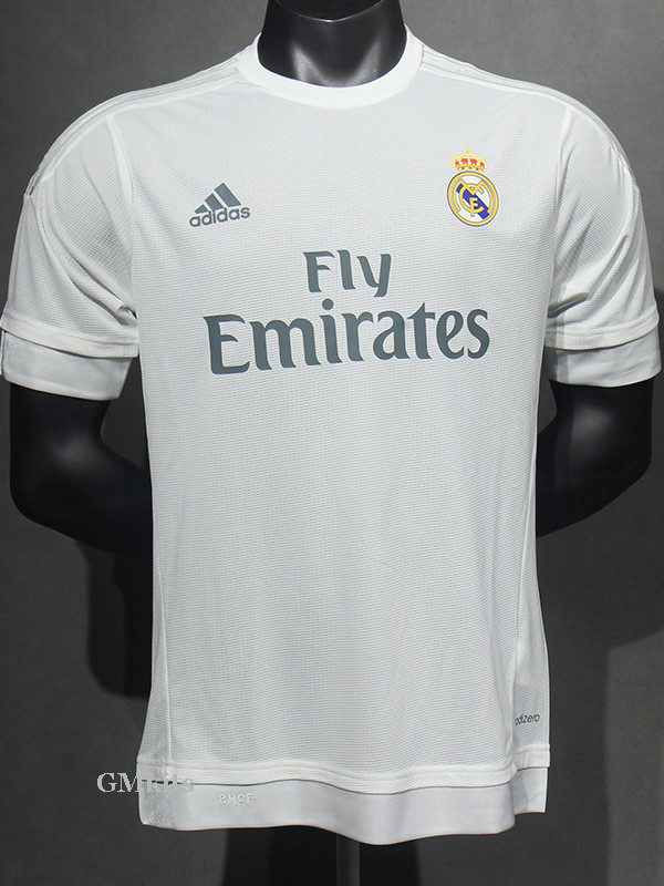 2015-2016 RMA Home Player Version 球员 Retro Soccer Jersey