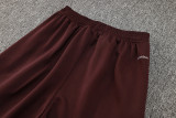 24-25 Bayern Deep Red Half Pull Tracksuit (半拉链)