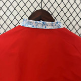 24-25 Portugal Red & Blue Double Sided Windbreaker (双面风衣)