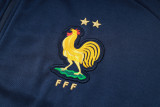 24-25 France Royal blue Hoodie Jacket Tracksuit #F590