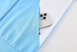 2024 AD Light blue Jacket Tracksuit #AJ20