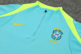 24-25 Brazil Green Half Pull Tracksuit (半拉链)