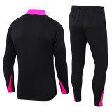 24-25 CHE Black Half Pull Tracksuit (半拉链)