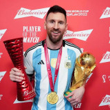 22-23 CAMPEONES DEL MUNDO 3 Stars Argentina Home Fans Soccer Jersey (三星)