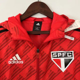 23-24 Sao Paulo Red Windbreaker