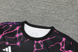 24-25 RMA Black Purple Training Short Suit #豹