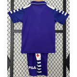 1998-1999 Fiorentina Home Kids Retro Soccer Jersey