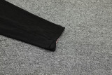 24-25 PSG Black Half Pull Tracksuit (半拉链)(粉色领)