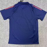24-25 Man Utd Royal blue Polo Short Sleeve